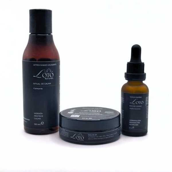 Pack Cuidado de Hombre<br><span style="font-size:25px">– Espuma sólida + After Shave + Sérum</span>